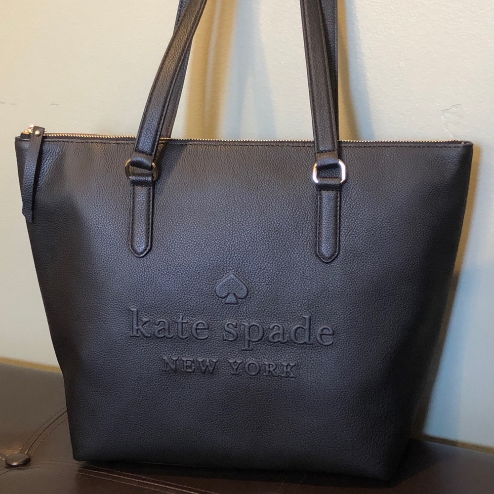 KATE♠️SPADE LARCHMONT AVE LOGO PENNY TOTE 3PC SET - Picture 2 of 8